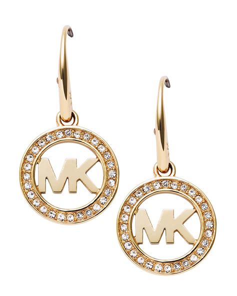 michael kors ohrringe gold|michael kors gold earrings.